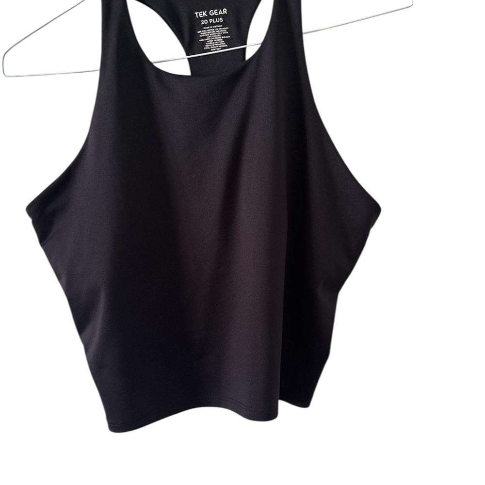 Tek Gear girls Sleek Black crop Top